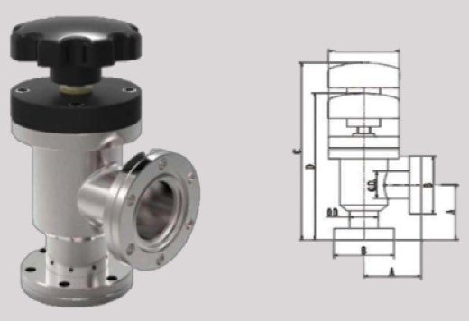 CF Manual angle valve