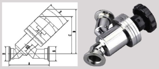 GD Manual Y-type valve-KF