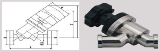 GD Manual Y-type valve-CF