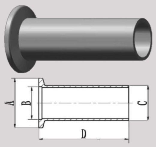 KF/NW butt weld stub flanges (70)