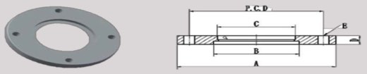 ISO-F Bored flange