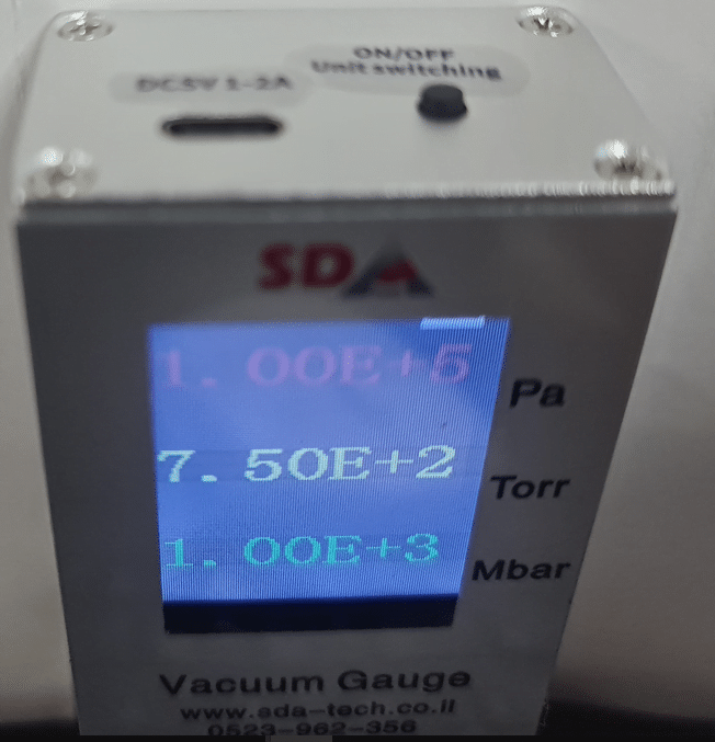 Portable Vacuum Gauge – תמונה 3